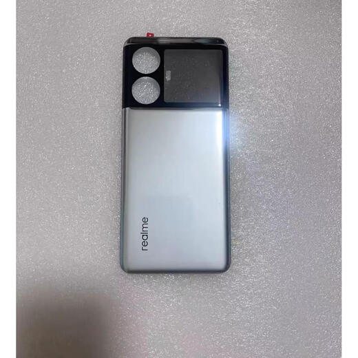 I Suitable for realmeGT5 original glass back cover Realme GT5pro original back cover battery cover rear screen housing Realme GT5 original back cover Liquid Silver Fantasy