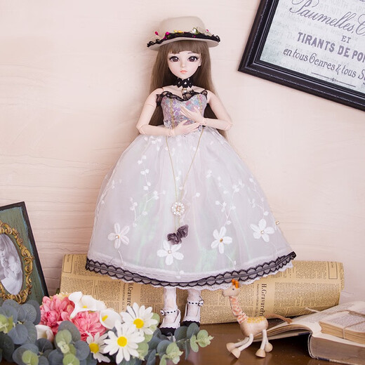 Дорис 60 см. Переодевая кукла BJD BJD BAVAR GIRD GIRD BOX Girls 3-6-летний подарок на день рождения игрушки для девочек