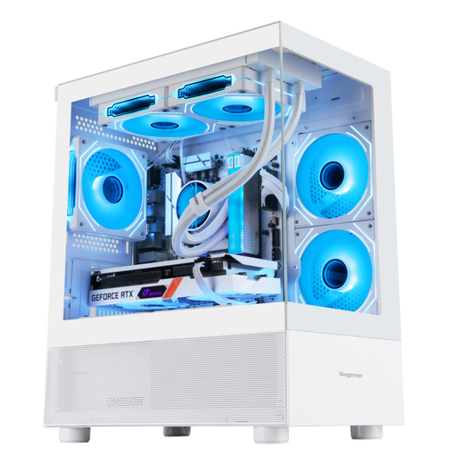 Xingu (segotep) Chassis Panoramic Sea View Room Column-less Chassis Computer Chassis Desktop Endless Pro+ Tempered Glass Side Transmission/E-ATX Motherboard Position/Support 360 Water Cooling Position Endless 240 Haoyue White Youth Edition Single Chassis Standard Edition