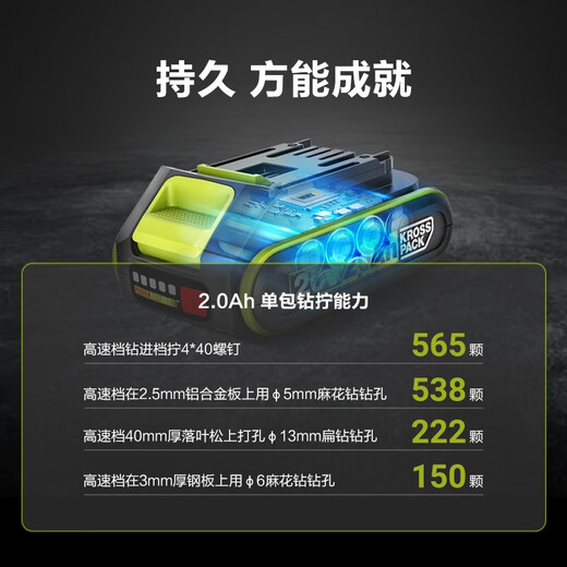 
XMSJ Wakes industrial high power WU361 brushless charging drill impact lithium power tool screwdriver WU361+WU3884.0 dual electric + fast charging plus +48