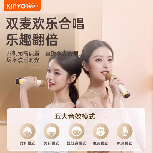 Jinyun Xiaodu 5.0丨Upgraded karaoke microphone and audio integrated microphone ktv bluetooth speaker singing artifact all-in-one 2024 new TV outdoor karaoke k88 upgrade-collection model large volume丨long battery life丨Harman-level sound effect