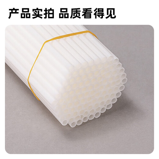 得力装订机铆管3847/3853/3888/881凭证装订管塑料管热熔胶管柳管 3850铆管100支装
