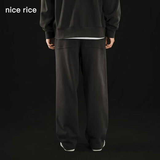 Schöner Reis guter Reis r. Serie 500G Baumwoll-Gerade-Casos-Hoodies [gleicher Stil im Einkaufszentrum] NCQ12027 Dunkelgrau (500 g) L.