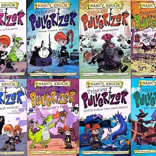Princess Pulverizer Series 8 Volumes English Princess Pulverizer Livre de chapitres illustrés pour enfants Princess Pulverizer Series 8 Volumes English Princess Pul