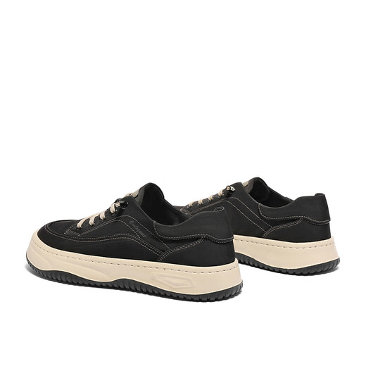 
Belle Comfortable Breathable Cloth Shoes Men's Summer Lightweight Thick Sole Versatile Casual Shoes A1463BM4 Black 41 (255mm)
