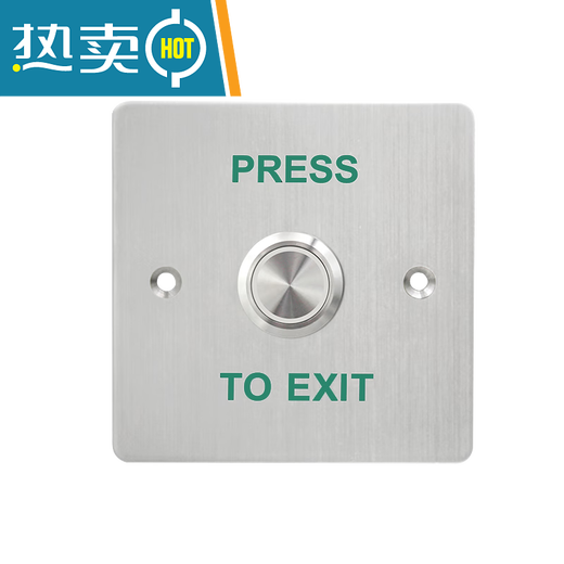 Panneau de commande d'accès à l'accès extérieur extérieur Panneau auto-réinitialisation 86 Bouton de porte de type étroite Bouton de porte de colonne Bouton de porte étanché