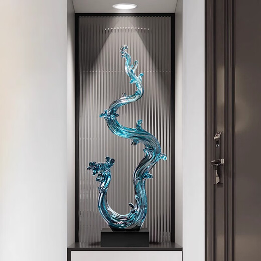 Ienki Deutsche Ornamente sind wohlhabende und leichte luxuriöse High-End-Wohnzimmerhandwerkshandwerke, die sich in einem neuen Zuhausegeschenk bewegen und bewegen. Steinbetrieb + Fengshui + Jazz White Base