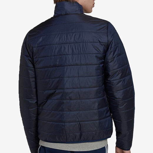 阿迪达斯 （adidas）三叶草棉服男装冬季薄款保暖棉衣立领防风运动服休闲外套 HL9215 M