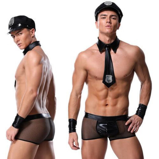 Universal Men's Sexy Uniform Bunny Boy Christmas Costume Men's G-string Clothing for Men Mesh Doctor Uniform