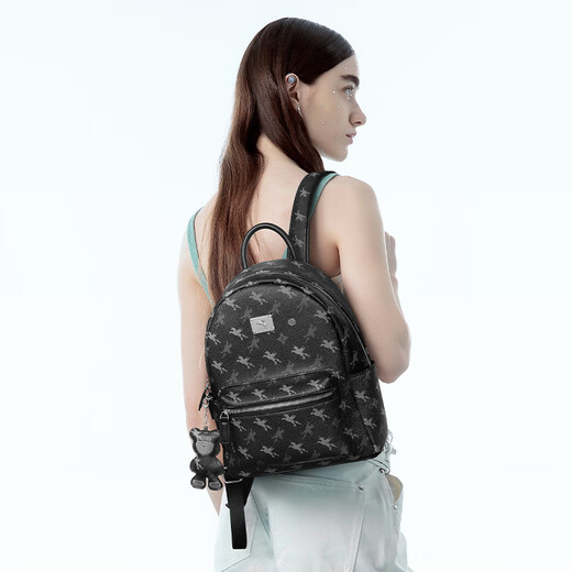 Nucelle New Zhilan Shen Yue gleichen Pegasus-Rucksack für Frauen mit doppelten Schultern 2025 Pendeln Leichtes Studienbeutel große Kapazitätsgeburtstag Geschenkcreme Gelb große Version [kann auf 14-Zoll-Computer platziert werden]