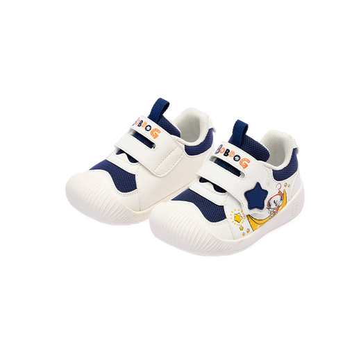 Babudou Babudou Baby Toddler Chaussures pour les chaussures pour enfants pour le printemps et l'automne Anti-Slip Infant Functional Chaussures pour le bleu marine Taille 20
