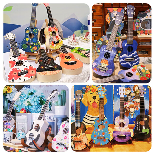
Ibanez ukulele iy guitarist working instrument hand-painted material pack graffiti assembled children's self-toy - [optional 3 packs]
