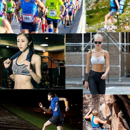 Chaosihui wrist mobile phone bag is comfortable and breathable arm wrist bag running arm bag sports mobile phone arm sleeve universal wrist sleeve for men and women K15 weight 131 to 180 recommended size M