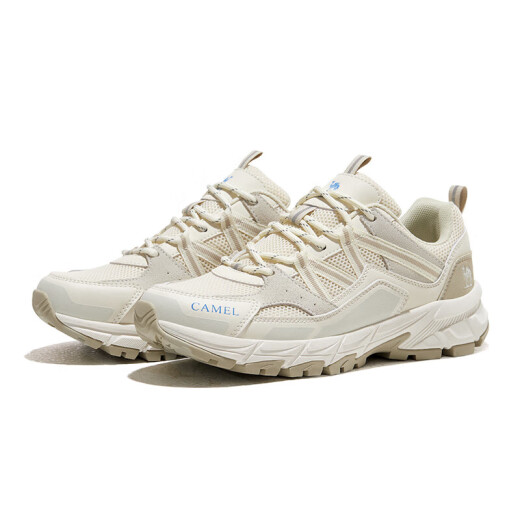 Kamel (Kamel) Wanderschuhe Herren Frühlings- und Sommer wasserdicht im Freien Wanderschuhe Sportschuhe für Frauen 7029, Milch weiß, Frauen 38
