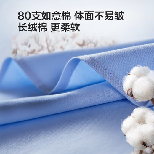 红豆（Hodo）长袖衬衫男弹力易打理长袖衬衣男伴郎商务正装白衬衫