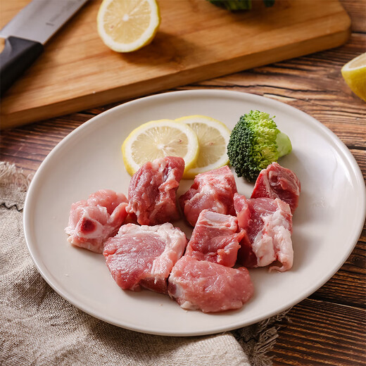 180-day white pork cold fresh pork ribs (not pure ribs) 400g
