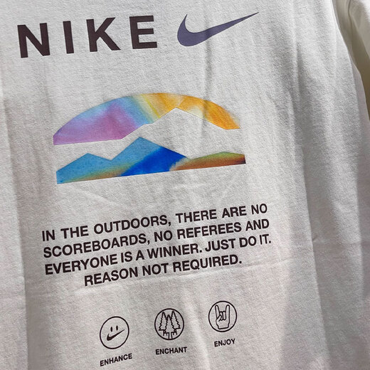 Nike (Nike) Kurzärärmelte Herren Sommersporttraining Casual Round Neck T-Shirt Lose, bequemes atmungsaktives Top HF6172-133 L