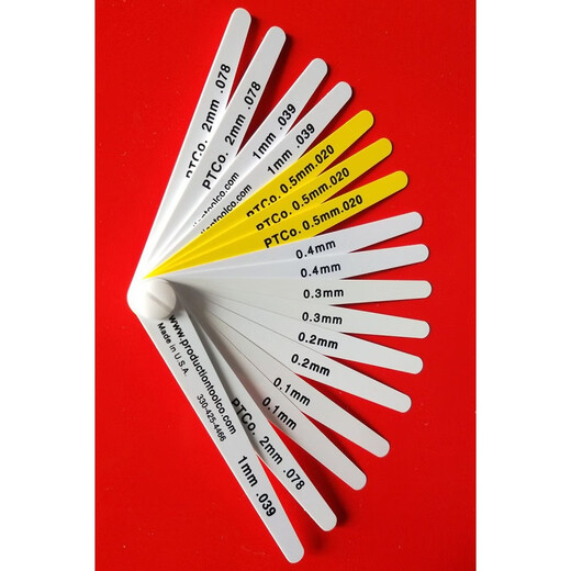 Plastic feeler gauge Shangyi Shuoming PTCO thickness gauge gap gauge automotive industry measuring tool 15026 12379 new 15026