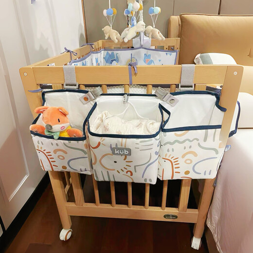 Krippe Hanging Storage Hanging Bag Multifunktional Windel Windel Aufbewahrungstasche Hanges Korb Aufbewahrung Downton Abbey Kombination Reißverschluss kann abgelöst werden