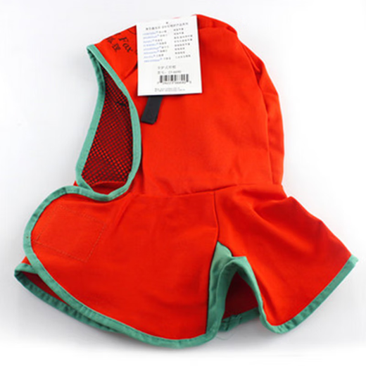 
Flame-retardant dust cap electric welding shawl hat Fire fox 3519 breathable spark splash construction site welder head cover 23Q1 23-3519