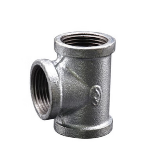 Guanzao plastic-lined malleable steel reducing tee Specifications DN65*50 gray DN65*50 malleable steel