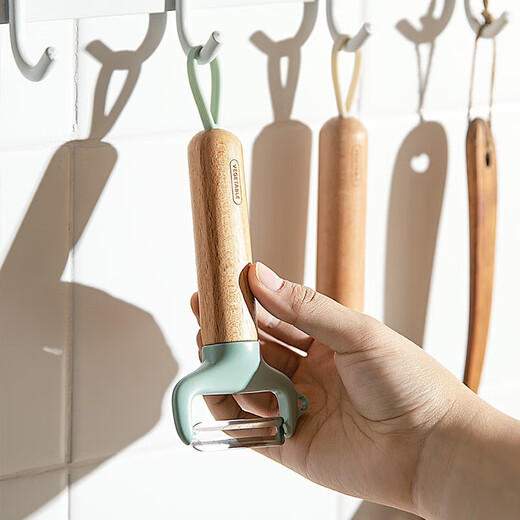 Modern Housewife Fruit Peeling Knife Household Peeling Scraper Kitchen Peeling Knife Melon Planing Fruit Planing Peeler - Shell Gray Specifications See Figure 2 for details