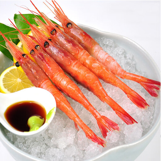 Jingdong Supermarket Arctic Sweet Shrimp Sashimi 454g/box 40-58 pieces directly sourced from overseas MSC certified Japanese ready-to-eat self-operated