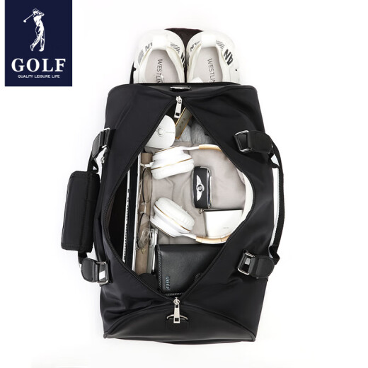 Golf (GOLF) travel bag, men's casual sports fitness bag, independent shoe compartment, crossbody business bag, portable travel bag, luggage bag