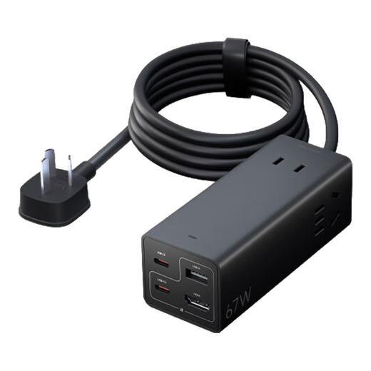 【9成新】小米（MI）小米氮化镓67W桌面快充插座Pro笔记本插排/扩展坞HDMI投屏七合一/插线板/插座/排插/便携充电站