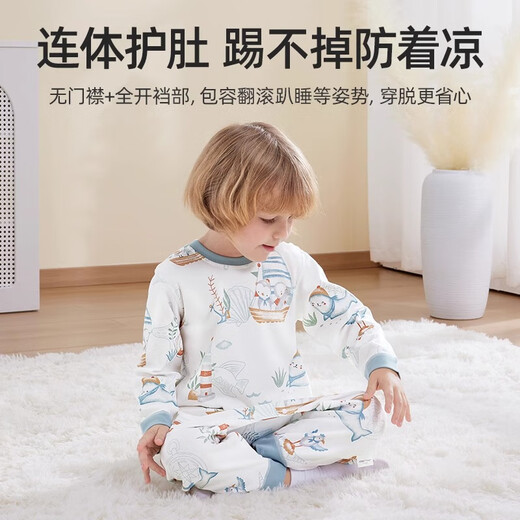 Betas bébé pyjamas printemps et automne d'été pur coton 2025 Nouveau style hommes et femmes vêtements pour enfants à la maison