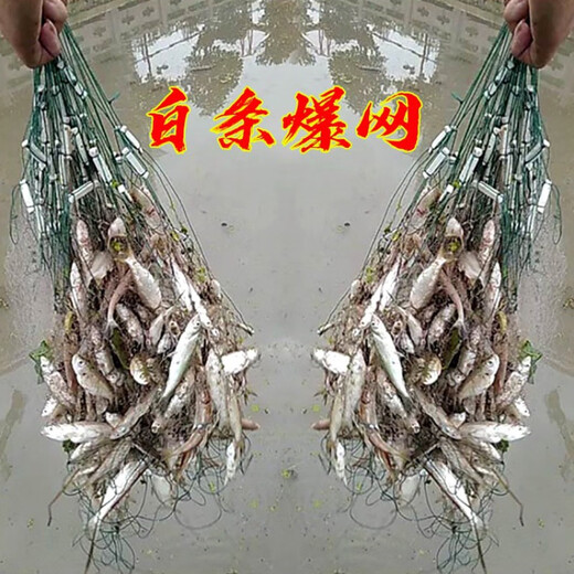 DZQ wire mesh floating net hanging net single layer three layer fishing net fish net fishing net crucian carp silver carp white strip net sinking net three layer sinking net 3 fingers - 1.2 meters high - about 15 meters long