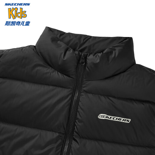 Skechers autumn and winter new style men's and women's duck down woven down jacket vest children's jacket L424K080
