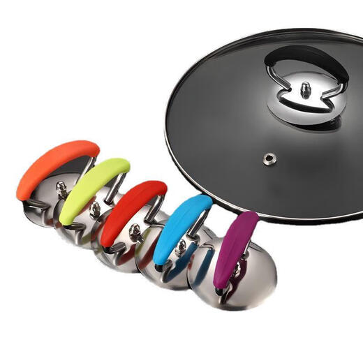 Dijer pot handle, universal pot cover handle, high temperature resistant stainless steel, upright pot lid, anti-scalding cap, steamer accessories, extra thick anti-scalding handle, high-grade black + screws