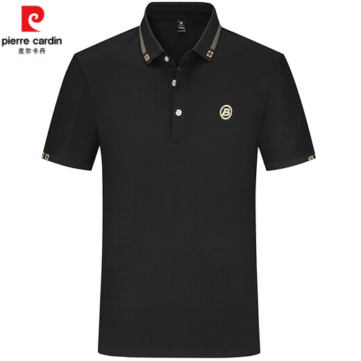 皮尔卡丹（pierre cardin）冰丝短袖t恤男2024夏季新款翻领POLO 衫半截袖中青年上衣男装 683白色 L