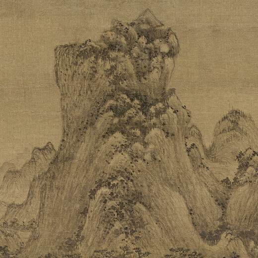 
The ancient landscape painting scrolls of King Mengxia Mountain, Yuan Dynasty famous paintings replica antique paintings hanging paintings. King Mengxi Mountain, Yuan Dynasty Gao Yi Picture 12212 40X68 cm (spraying painting heart size) Mount milky white scroll (Xuanxi