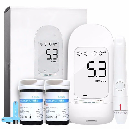 iHealth血糖仪仪家用血糖试纸糖尿病条EGS-2000适用AG605/695/607 血糖仪+50试纸+50采血针