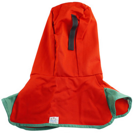 
Flame-retardant dust cap electric welding shawl hat Fire fox 3519 breathable spark splash construction site welder head cover 23Q1 23-3519