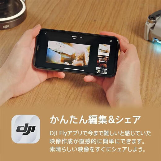 DJI【日本直邮】DJI Mini 2无人机 可折叠轻无人机 遥控三轴云台 4K摄像头 Mini 2【灰色】