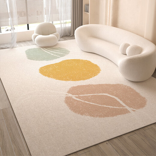 Hua Feihua wabi-sabi style living room carpet new ins cream style coffee table blanket sofa large size non-slip mat stain-resistant calm passage 200CM*300CM