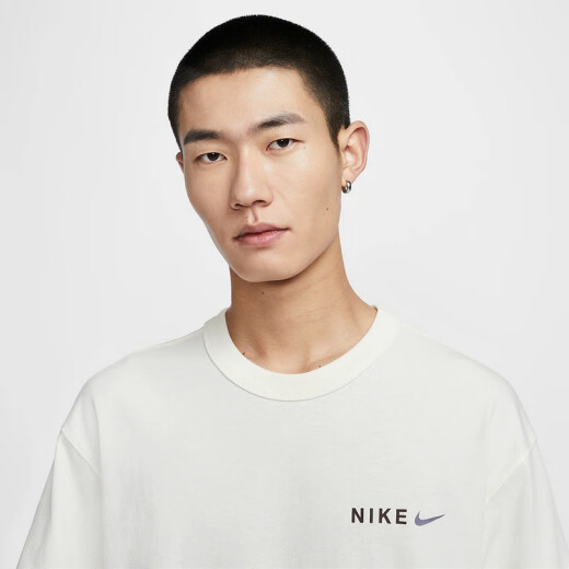
Nike (NIKE) short-sleeved men's summer new round neck sportswear loose half-sleeved breathable men's T-shirt HF6172-133 M