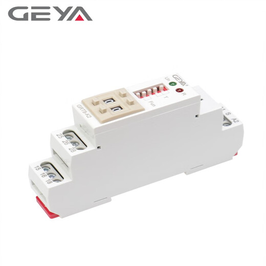 Geya AC 220V digital display high-precision dc24V power-on delay time relay GRT8-K 1 open 1 close AC/DC12240V