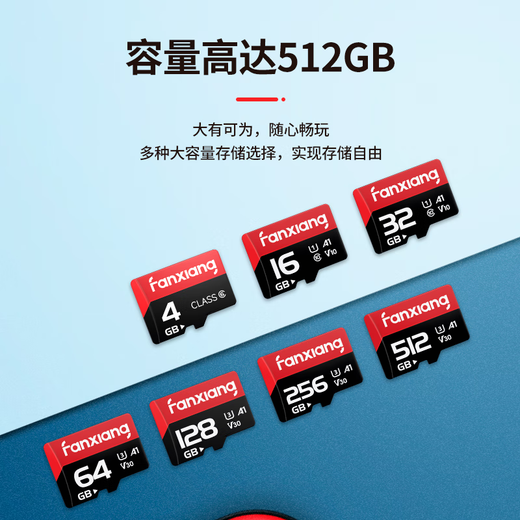 梵想（FANXIANG）64GB TF（MicroSD）存储卡 V30 行车记录仪＆安防监控摄像头专用内存卡 高速耐用 读速85MB/s K1