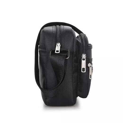 [Ausgewählt] Geldkollekte Umhängetasche Casual Crossbody Body Herrenbeutel Umhängetasche Business Brieftasche mehrschichtige koreanische Version Männer Y688 Upgrade Model + [Six Pocket Black]