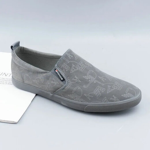 Belle Low Top Canvas Shoes Мужская обувь для весенней новой однофуточной педали обувь мужская старая пекинская штифта мужская повседневная ленивая туфли Belle Brand Fradship Special Price Clearance Black (6227 41
