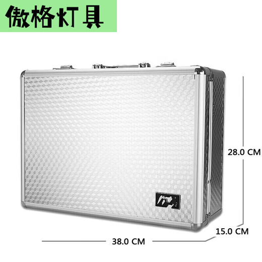 Diliang Hairdressing Tool Bag Hairdressing Scissor Storage Box Portable Hairstylist Aluminum Alloy Double Password Multi-function Black Black Leather Texture