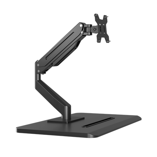 Zhiercheng desktop punch-free computer pneumatic cantilever base monitor stand free lifting and rotating heightening with mobile phone slot one-section arm base stand