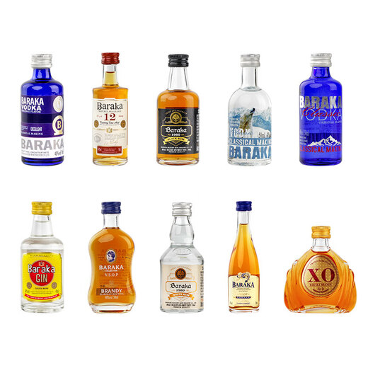 [DIY Drink] Western Liquor Convenience Store Mixing Set Whiskey Vodka Mini Version Small Liquor Base Liquor Small Juniper Flavored Gin
