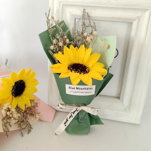Wilkie pocket bouquet mini small bouquet holding roses dried flowers fake flowers Teacher's Day gift meeting flowers romance in pocket [a bouquet of red roses]