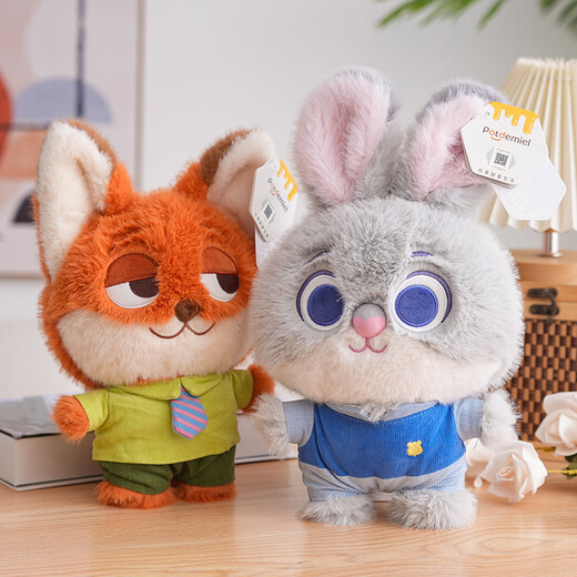 Disney Plüschspielzeug Ragdoll Puppe Geburtstag Chinesisches Valentinstag Geschenk Verrückte Zootopia Judy Bunny Puppe
