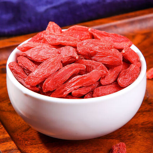 Пекинг Тонгрентенг Аутентичный Ningxia Wolfberry Китайский лекарственные материалы, выбор Wolfberry без серы и свободно промытых больших гранул Wolfberry [2 банки] [очень большая дань